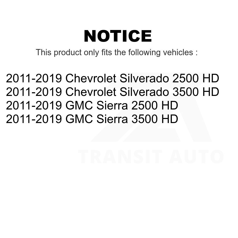 Front Tie Rod End & Boot Kit For Chevrolet Silverado 2500 HD GMC Sierra 3500