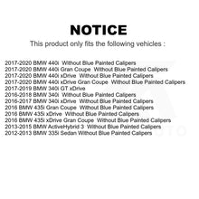 Charger l&#39;image dans la galerie, Front Rear Ceramic Brake Pad Kit For BMW 335i 340i 440i xDrive Gran Coupe 435i 3