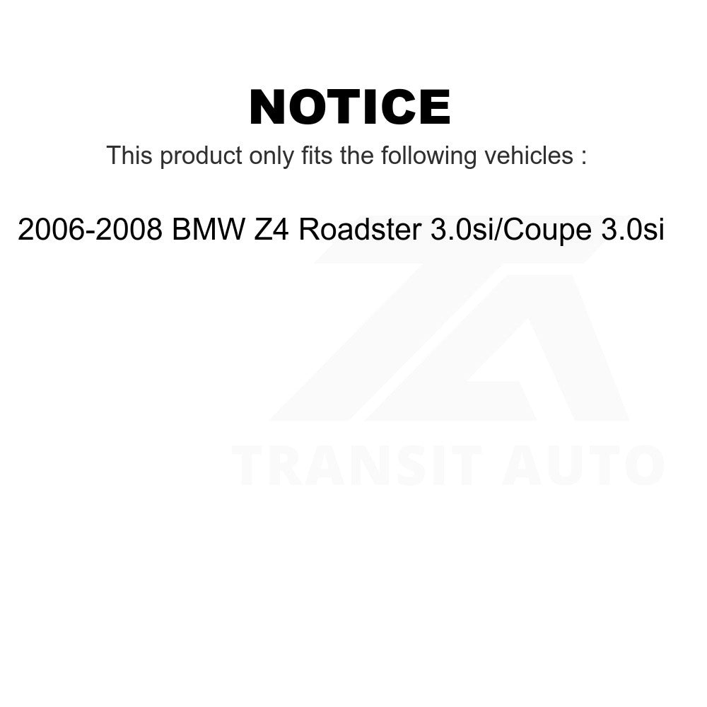 Front Rear Ceramic Brake Pad Kit For 2006-2008 BMW Z4 Roadster 3.0si Coupe