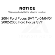 Load image into Gallery viewer, Front Rear Ceramic Brake Pads And Drum Shoes Kit For Ford Focus SVT