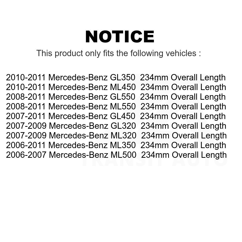 Front Suspension Control Arm & Ball Joint Link Kit For Mercedes-Benz ML350 GL450