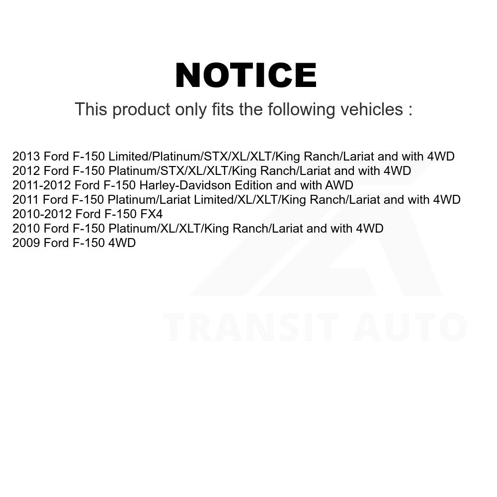 Front Suspension Control Arm And Ball Joint Assembly Bar Link Kit For Ford F-150