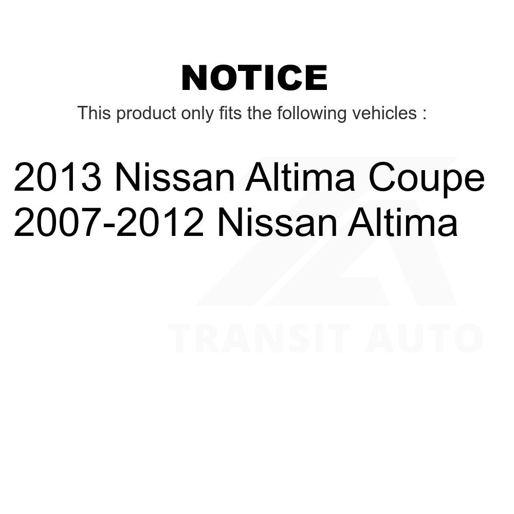 Front Suspension Control Arm And Ball Joint Assembly Link Kit For Nissan Altima