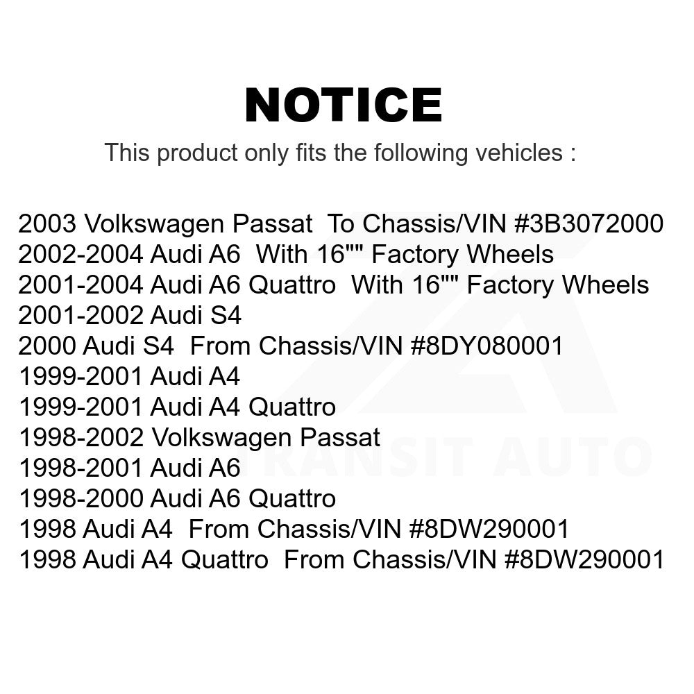 Front Suspension Control Arm & Ball Joint Link Kit For Volkswagen Passat Audi A6