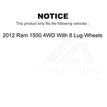 Load image into Gallery viewer, Front Control Arm &amp; Ball Joint Tie Rod End Link Kit (8Pc) For 2012 Ram 1500 4WD