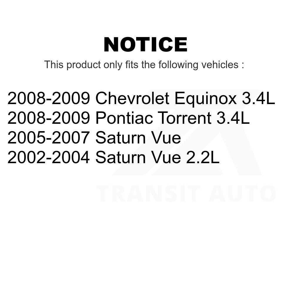 Front Control Arm Ball Joint Tie Rod End Link Kit (8Pc) For Saturn Vue Chevrolet