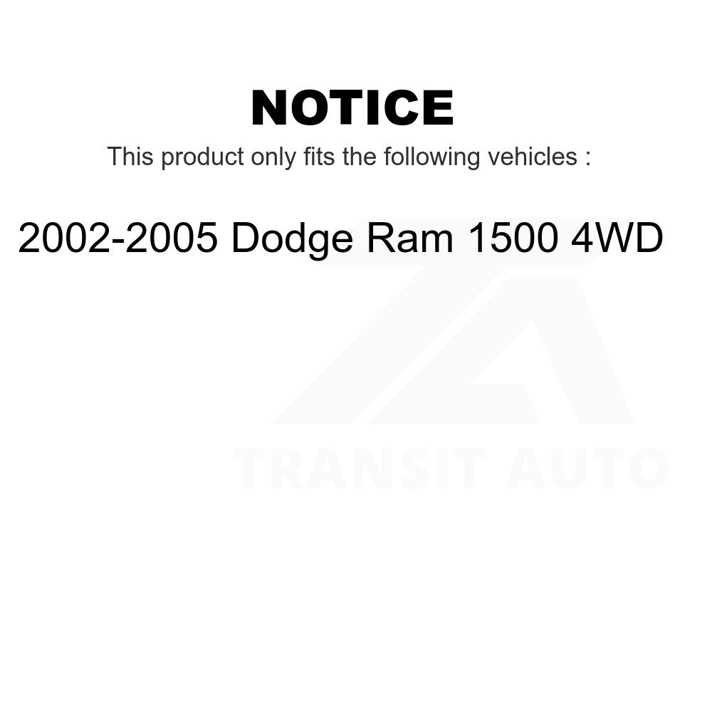 Front Suspension Stabilizer Bar Link Pair For 2002-2005 Dodge Ram 1500 4WD
