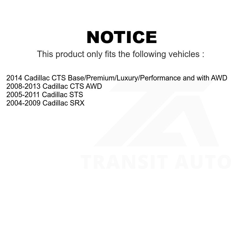 Front Suspension Stabilizer Bar Link Pair For Cadillac CTS SRX STS