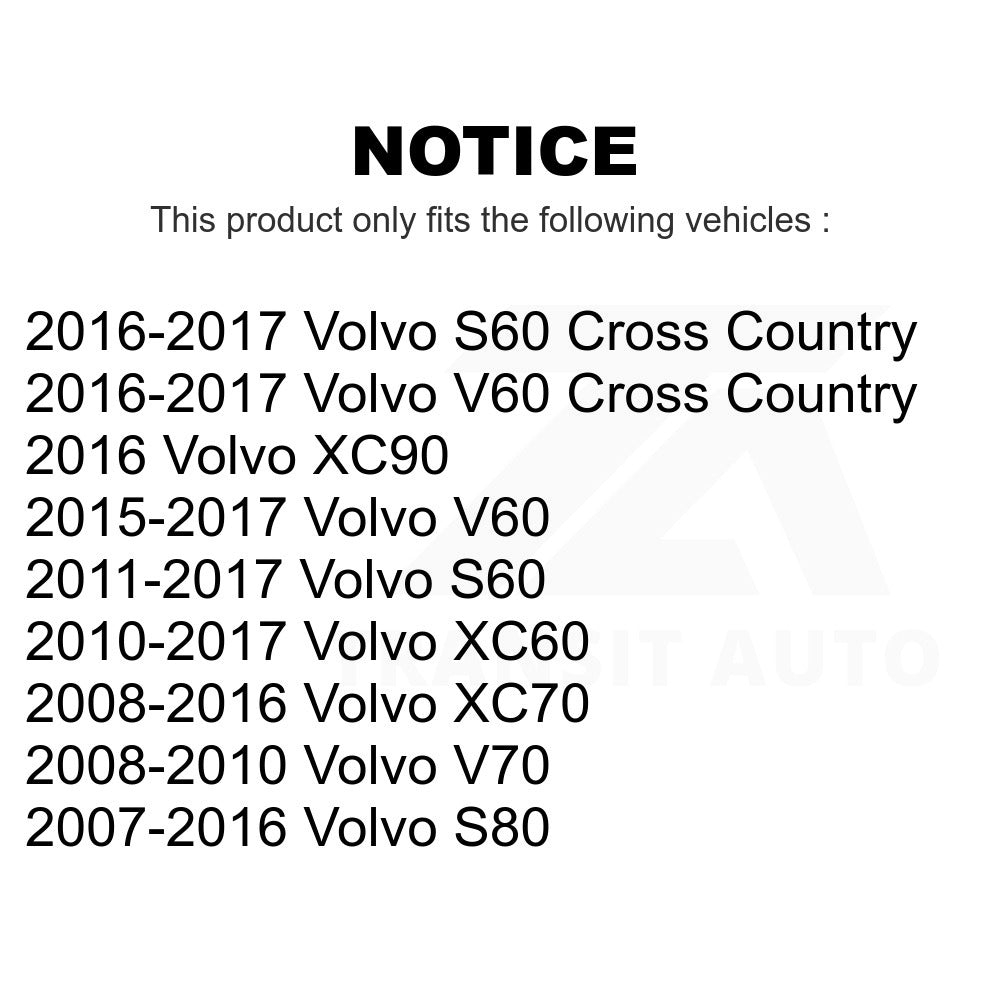 Front Suspension Bar Link Pair For Volvo XC60 S60 XC70 S80 XC90 V60 V70 Cross