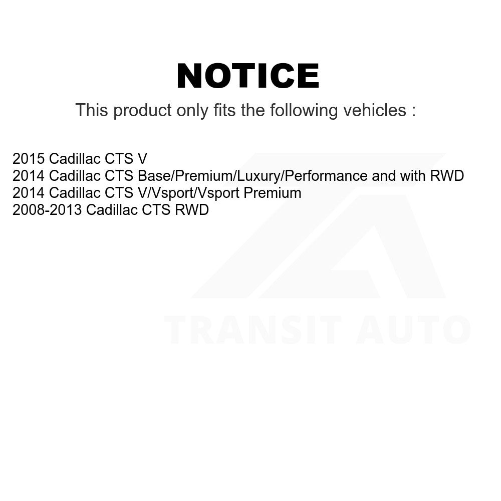 Front Suspension Stabilizer Bar Link Pair For Cadillac CTS