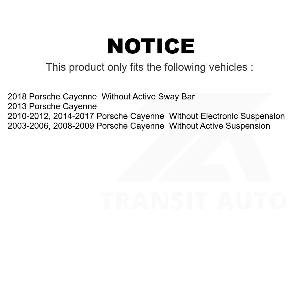 Front Suspension Stabilizer Bar Link Pair For Porsche Cayenne