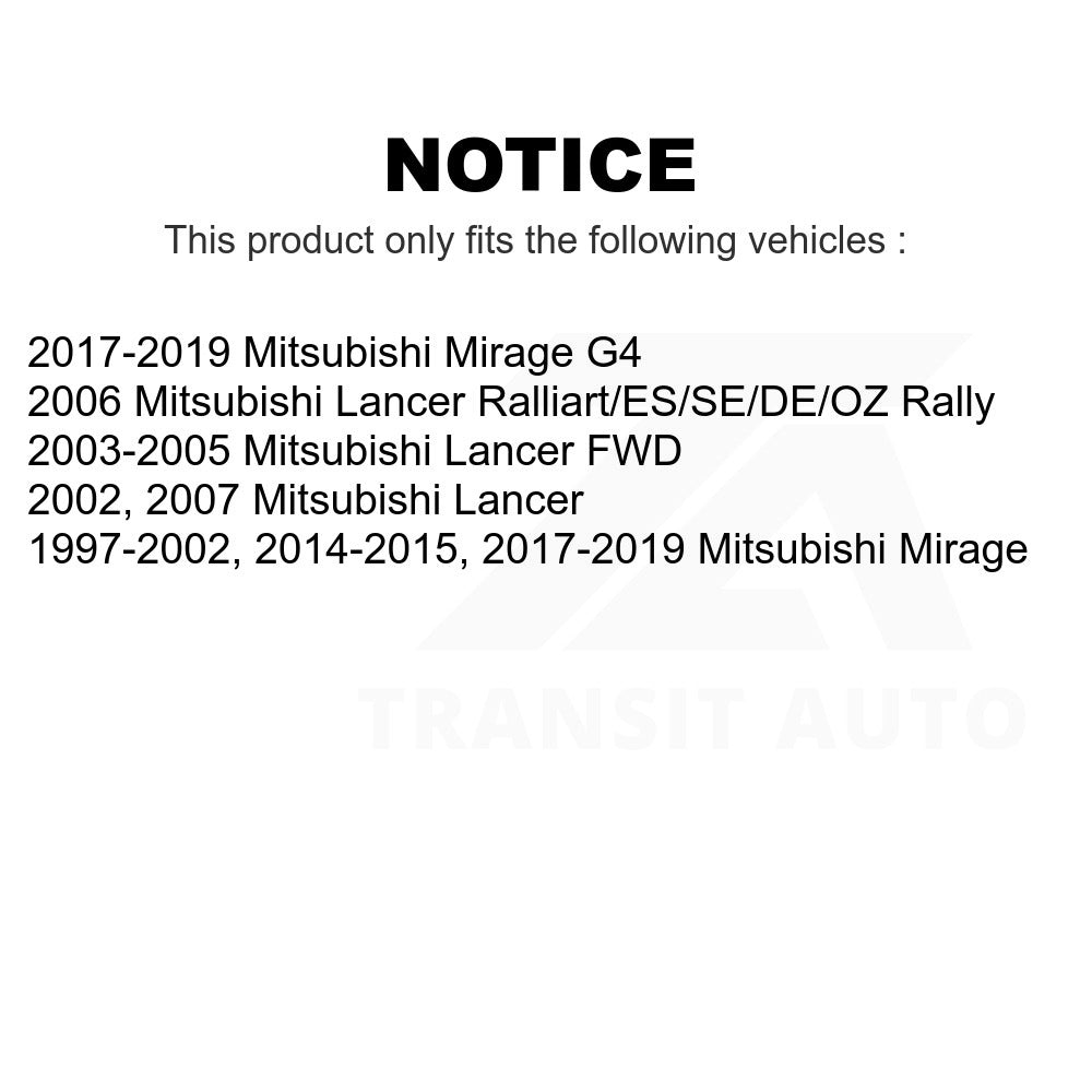 Front Suspension Stabilizer Bar Link Pair For Mitsubishi Mirage Lancer G4