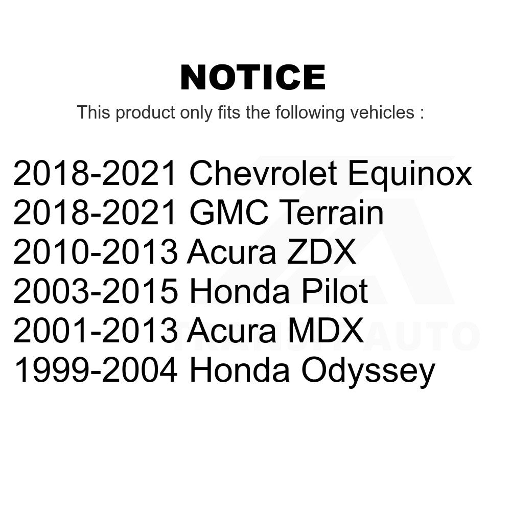 Front Suspension Bar Link Pair For Honda Pilot Chevrolet Equinox Acura MDX GMC