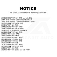 Charger l&#39;image dans la galerie, Front Suspension Bar Link Kit For INFINITI G37 Q50 G35 Nissan 370Z QX50 Q60 EX35