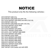 Charger l&#39;image dans la galerie, Front Suspension Bar Link Kit For INFINITI G37 Q50 G35 QX50 Q60 EX35 M37 G25 Q70