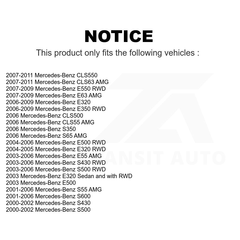 Front Suspension Bar Link Kit For Mercedes-Benz E350 E320 S430 S500 E500 CLS550