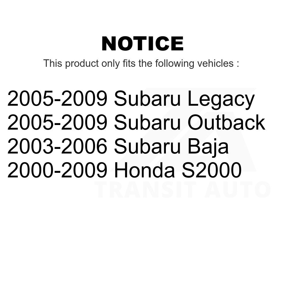 Rear Suspension Sway Bar Link Pair For Subaru Outback Legacy Honda S2000 Baja