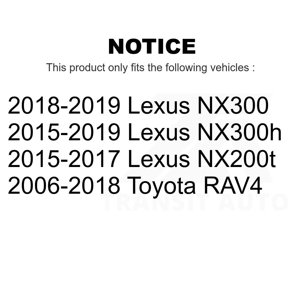Rear Suspension Sway Bar Link Pair For Toyota RAV4 Lexus NX200t NX300 NX300h