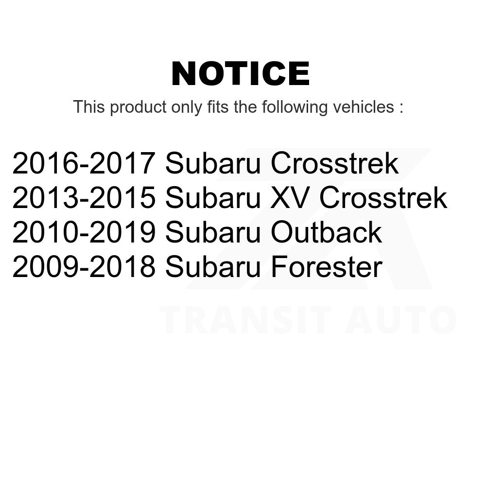 Rear Suspension Sway Bar Link Pair For Subaru Outback Forester XV Crosstrek