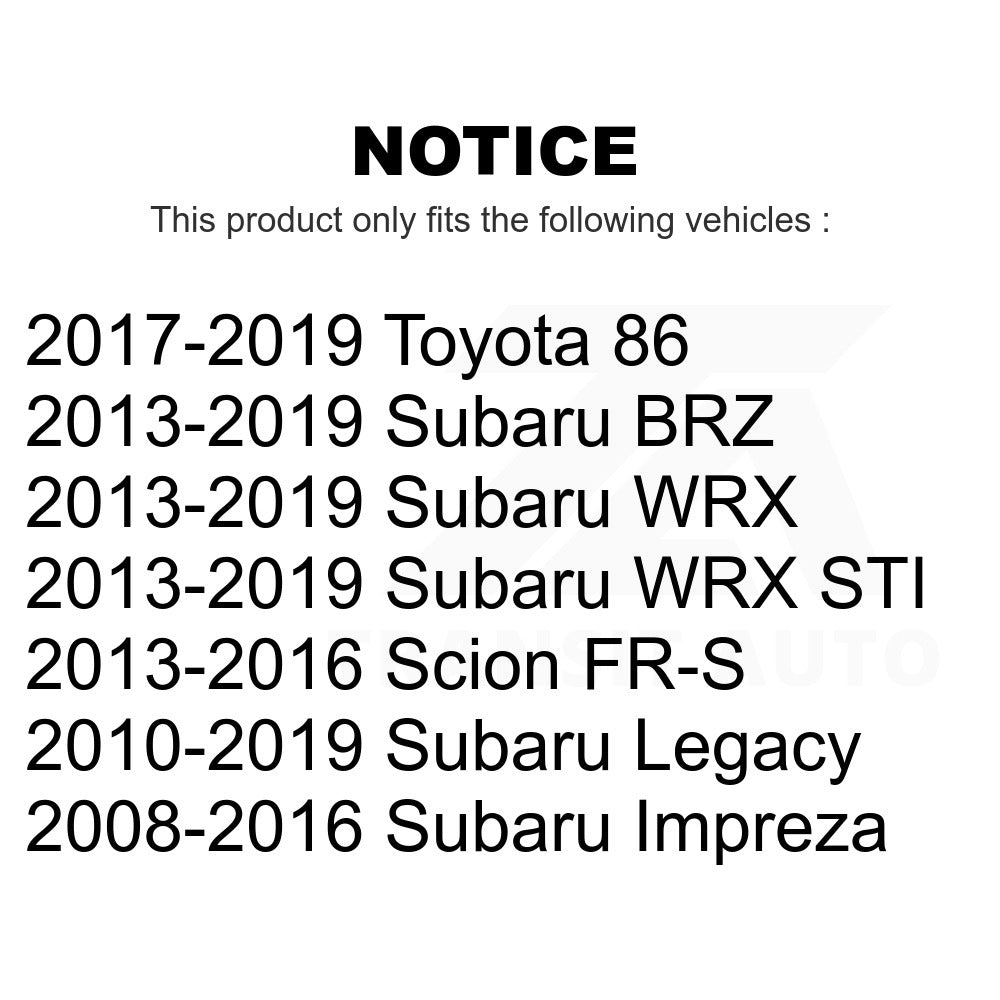 Rear Suspension Sway Bar Link Pair For Subaru Impreza Legacy WRX Scion FR-S STI