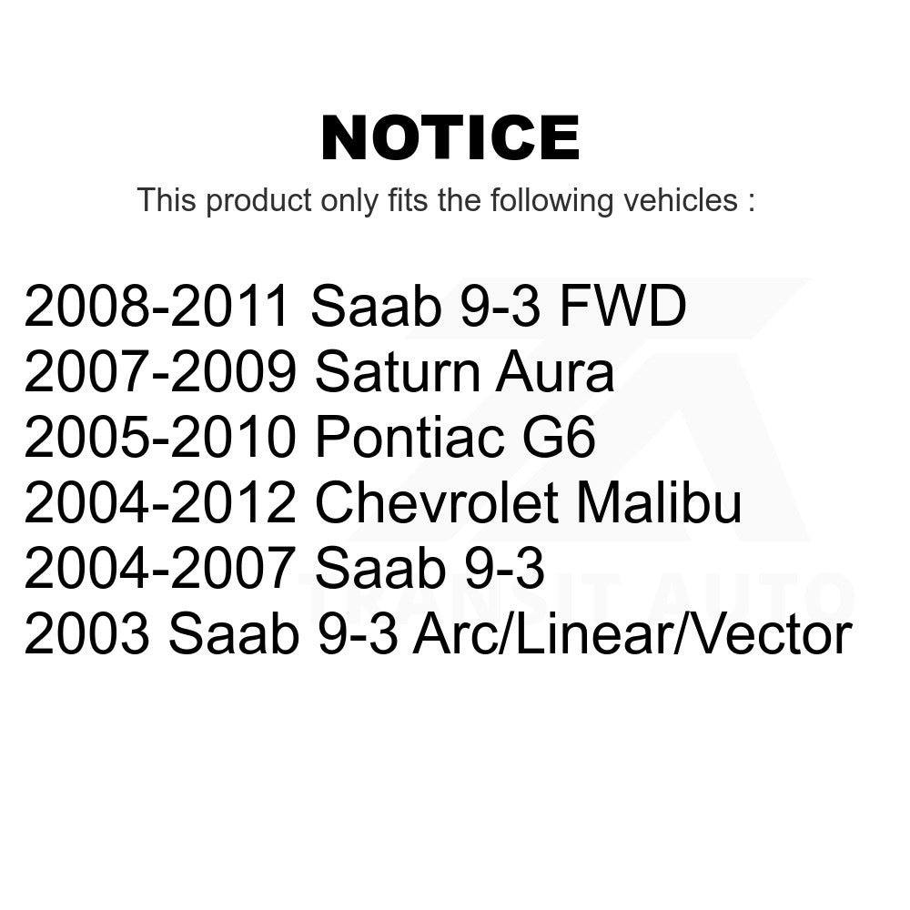 Rear Suspension Sway Bar Link Pair For Chevrolet Malibu Pontiac G6 Saturn Aura