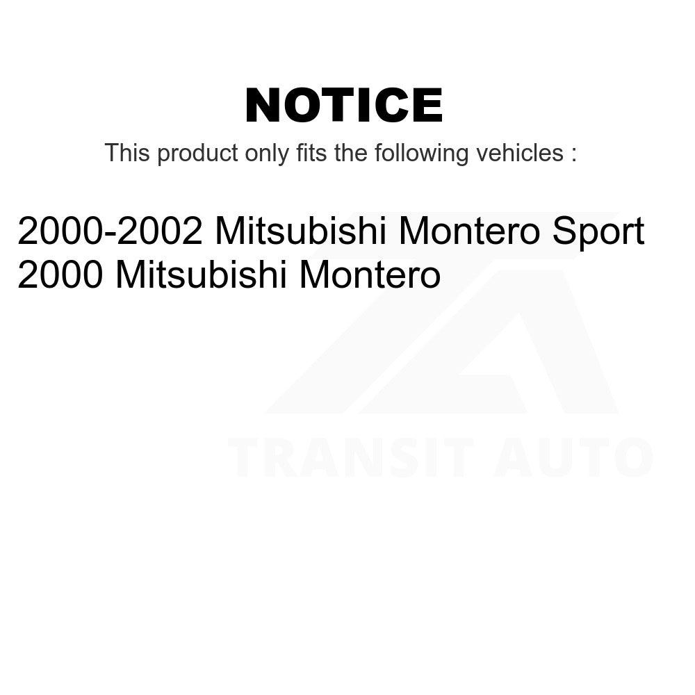 Rear Suspension Stabilizer Bar Link Pair For Mitsubishi Montero Sport