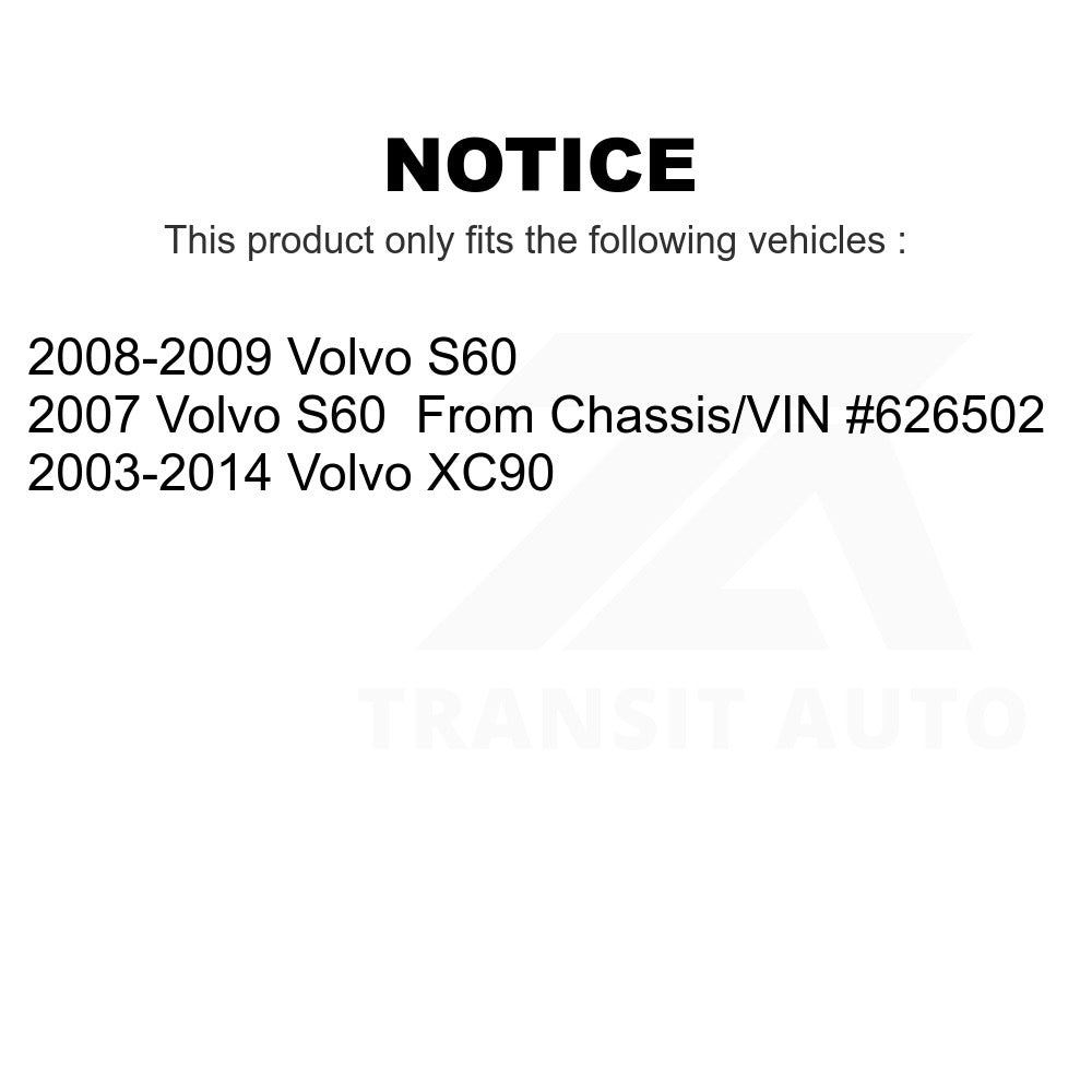 Front Suspension Ball Joints Pair For Volvo XC90 S60