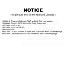 Charger l&#39;image dans la galerie, Front Ball Joints Pair For Chevrolet Colorado GMC Canyon Isuzu i-290 i-280 i-370