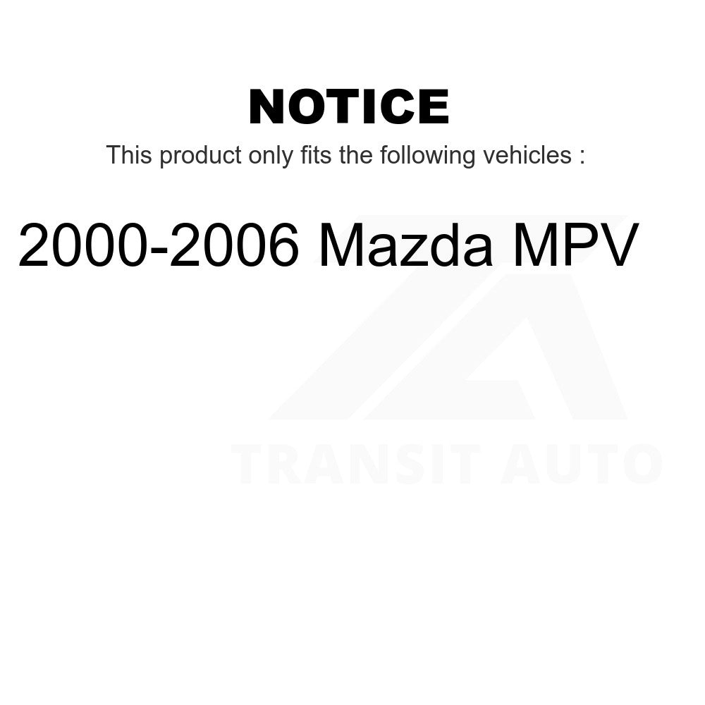 Front Suspension Control Arm And Ball Joint Assembly Kit For 2000-2006 Mazda MPV