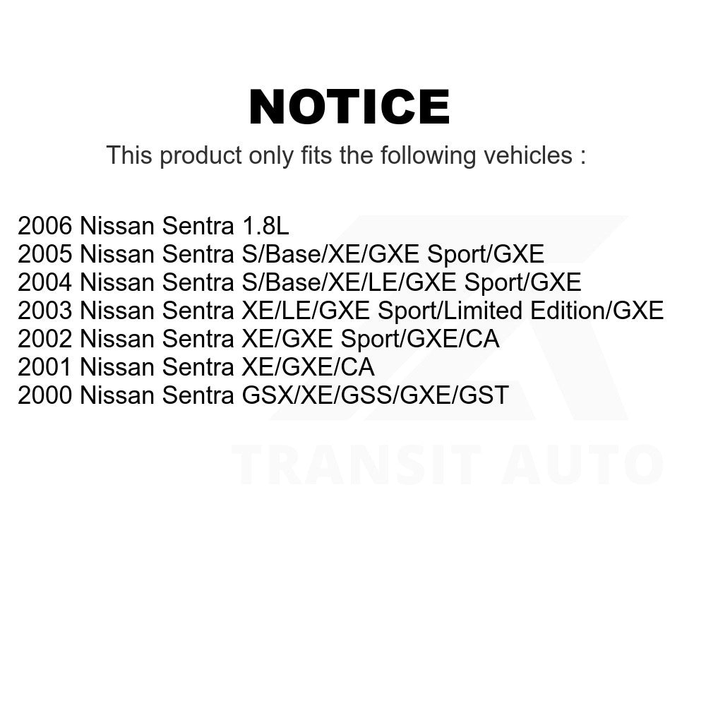 Front Suspension Control Arm And Ball Joint Assembly Kit For Nissan Sentra