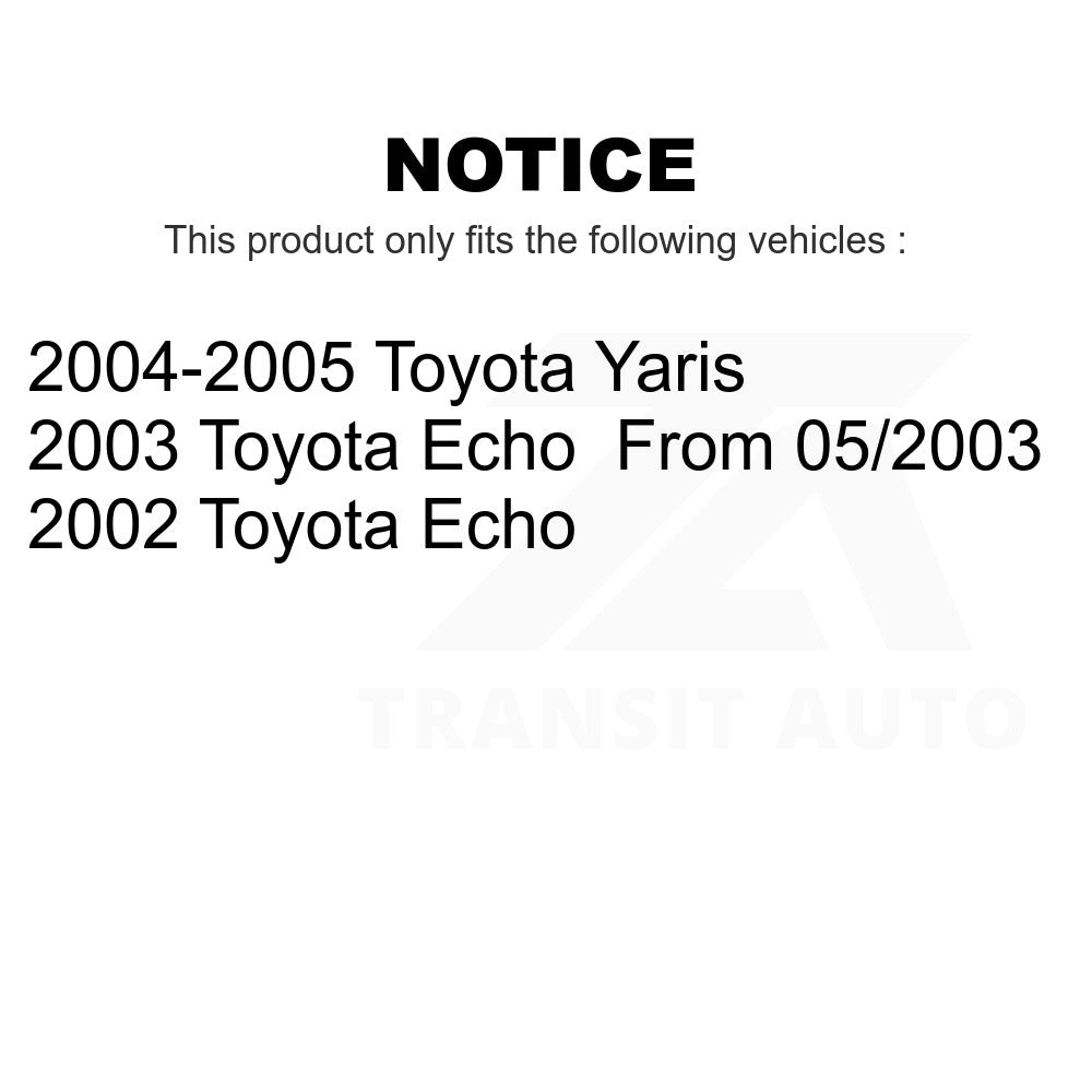 Front Suspension Control Arm And Ball Joint Assembly Kit For Toyota Echo Yaris