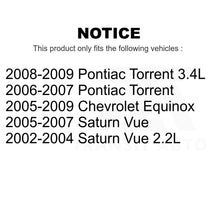 Charger l&#39;image dans la galerie, Front Suspension Control Arm And Ball Joint Kit For Chevrolet Equinox Saturn Vue