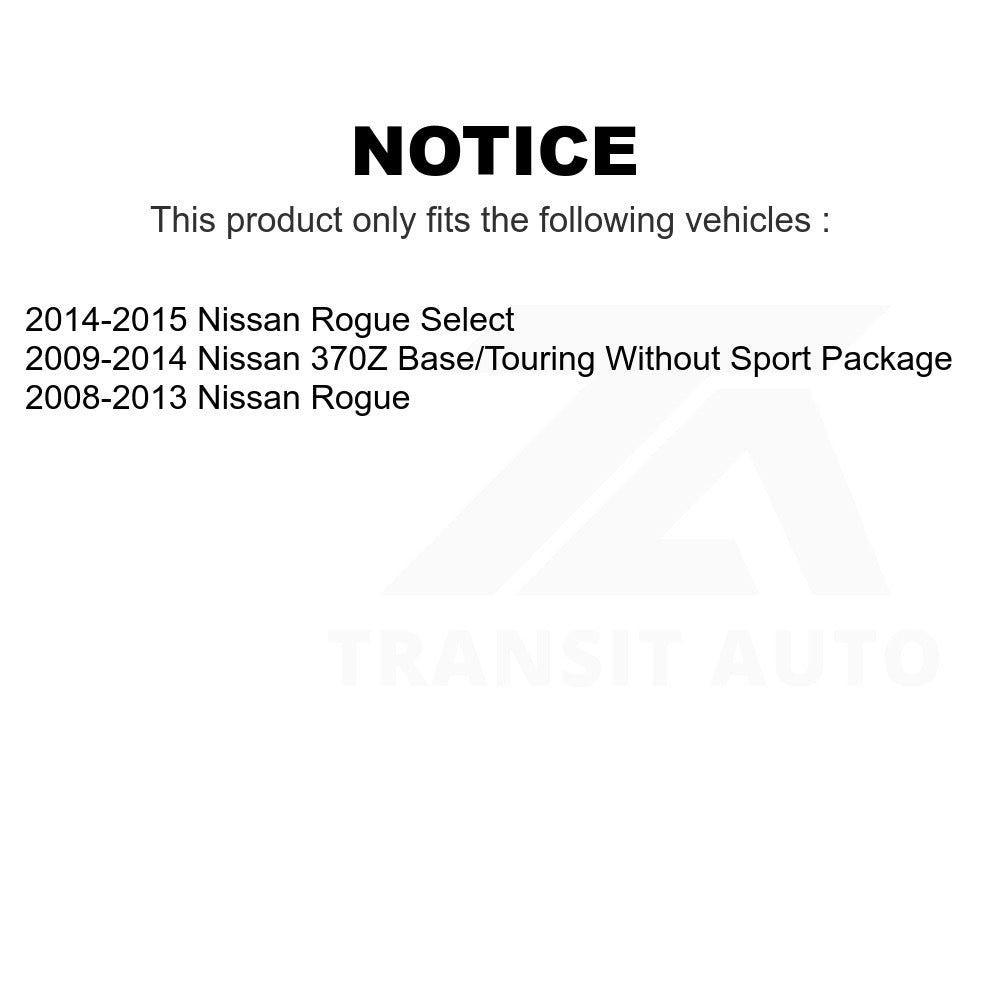 Front Suspension Control Arm And Ball Joint Kit For Nissan Rogue Select 370Z