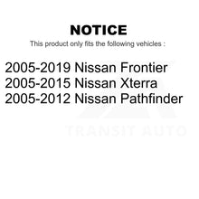 Charger l&#39;image dans la galerie, Front Suspension Control Arm And Ball Joint Kit For Nissan Frontier Pathfinder