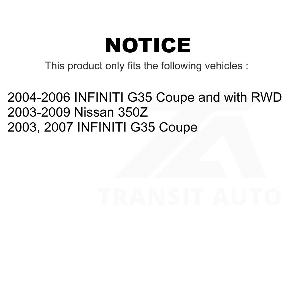 Front Suspension Control Arm And Ball Joint Kit For INFINITI G35 Nissan 350Z