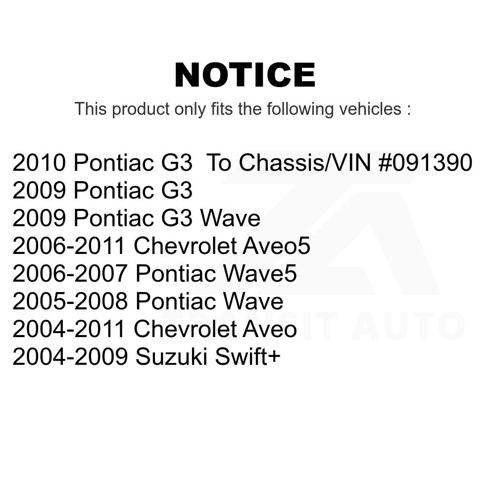 Front Suspension Control Arm And Ball Joint Link Kit For Chevrolet Aveo Aveo5 G3