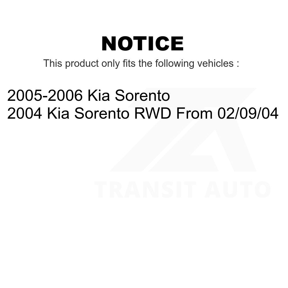 Front Suspension Stabilizer Bar Link Kit For Kia Sorento