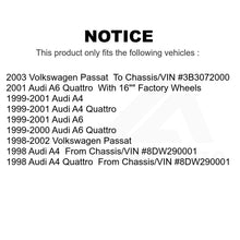 Charger l&#39;image dans la galerie, Front Control Arm Ball Joint Tie Rod End Link Kit (8Pc) For Volkswagen Passat A4