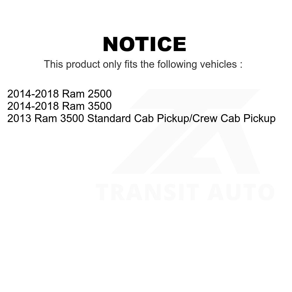 Front Suspension Ball Joints Pair For Ram 2500 3500