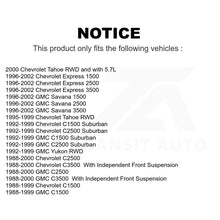 Charger l&#39;image dans la galerie, Front Tie Rod End Kit For Chevrolet C1500 GMC Tahoe C2500 C3500 Express 3500