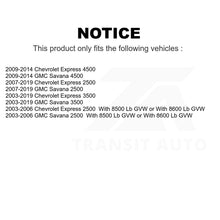 Charger l&#39;image dans la galerie, Front Steering Tie Rod End Kit For Chevrolet Express 3500 2500 GMC Savana 4500