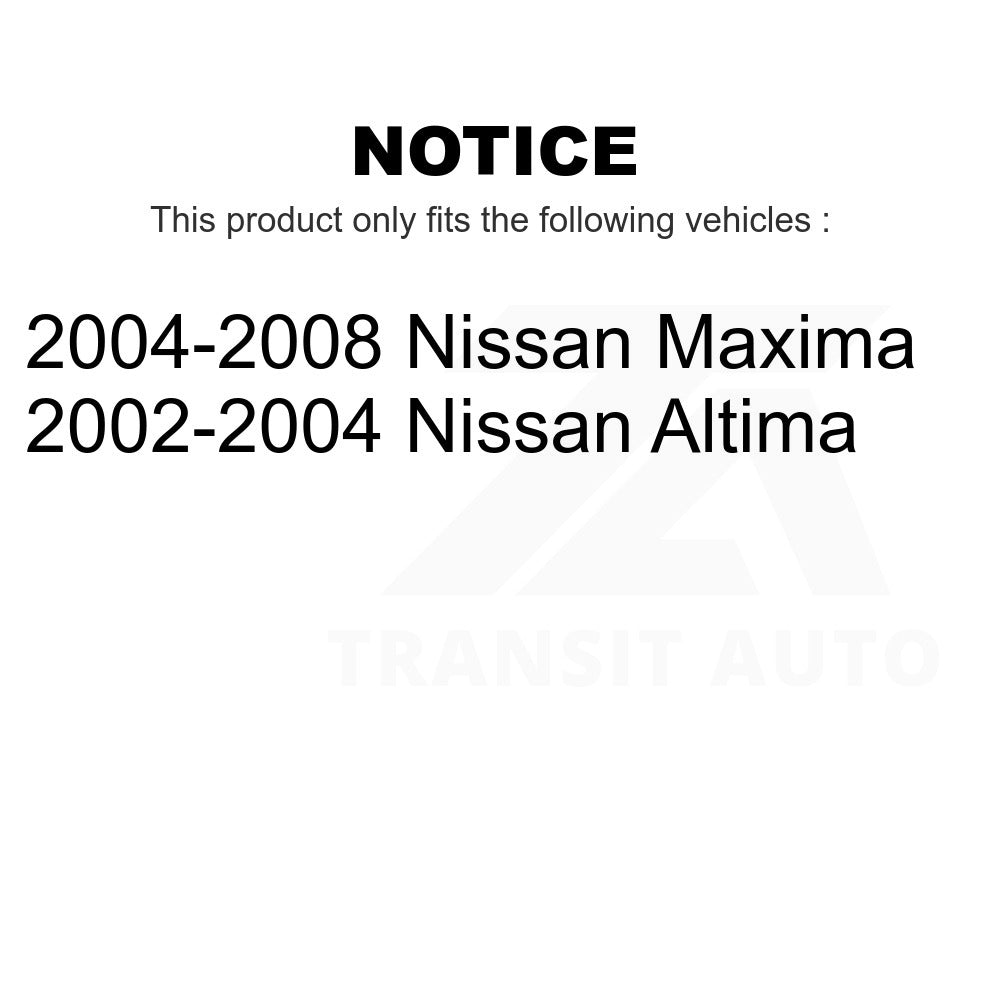 Front Steering Tie Rod End Kit For Nissan Maxima Altima