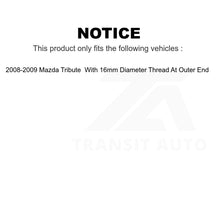 Charger l&#39;image dans la galerie, Front Tie Rod End Kit For Mazda Tribute With 16mm Diameter Thread At Outer