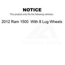 Load image into Gallery viewer, Front Steering Tie Rod End Kit For 2012 Ram 1500 With 8 Lug Wheels