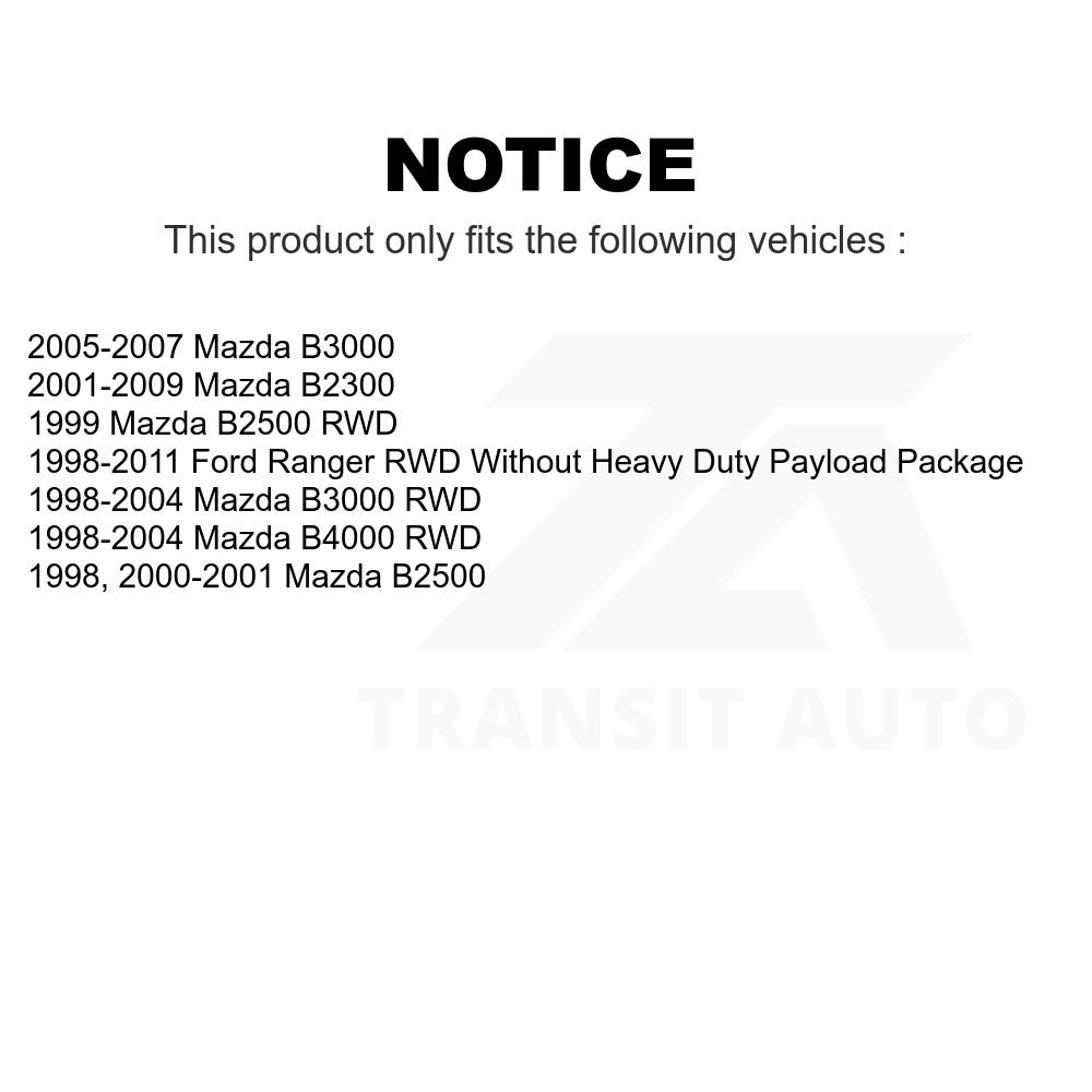 Front Rear Suspension Bar Link Kit For Ford Ranger Mazda B3000 B2500 B2300 B4000