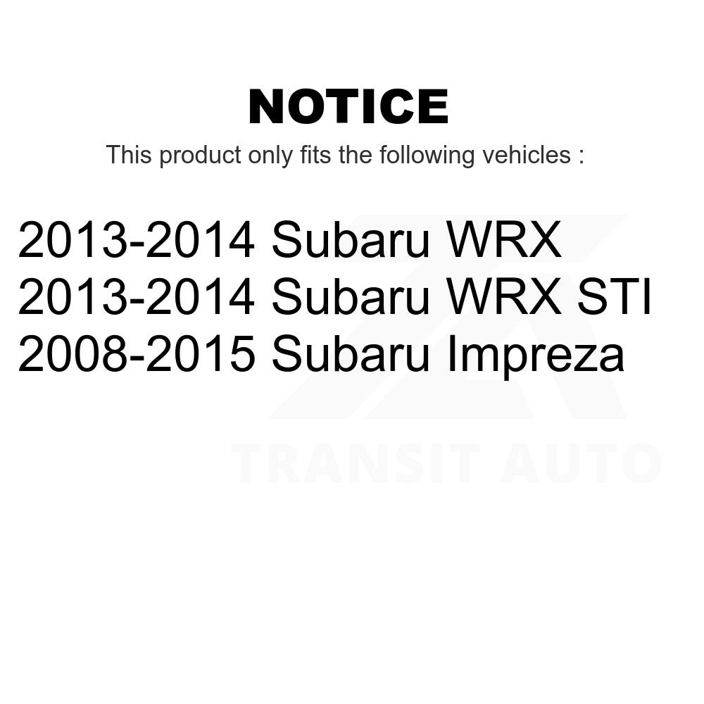 Front Rear Suspension Stabilizer Bar Link Kit For Subaru Impreza WRX STI