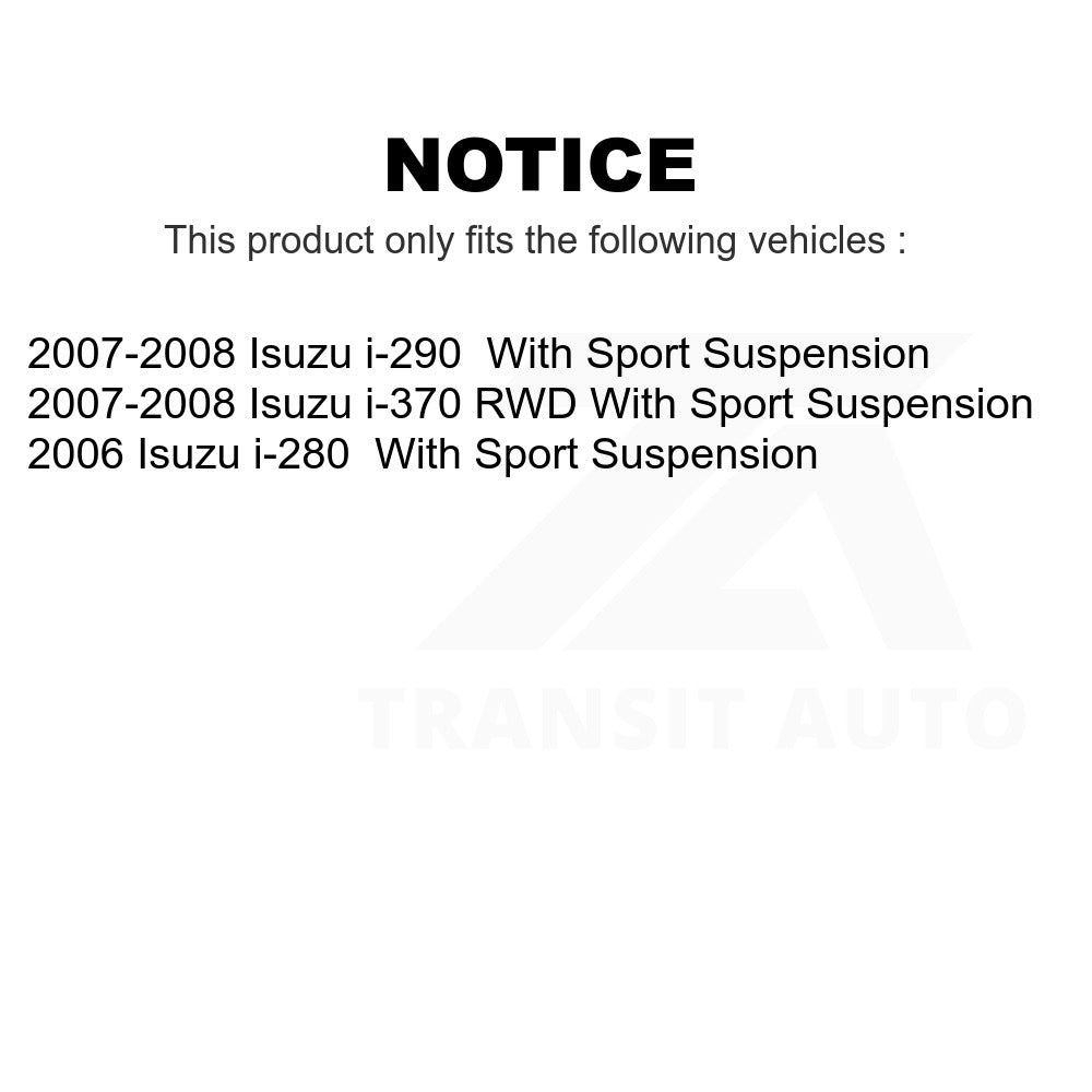 Front Rear Suspension Stabilizer Bar Link Kit For Isuzu i-290 i-280 i-370