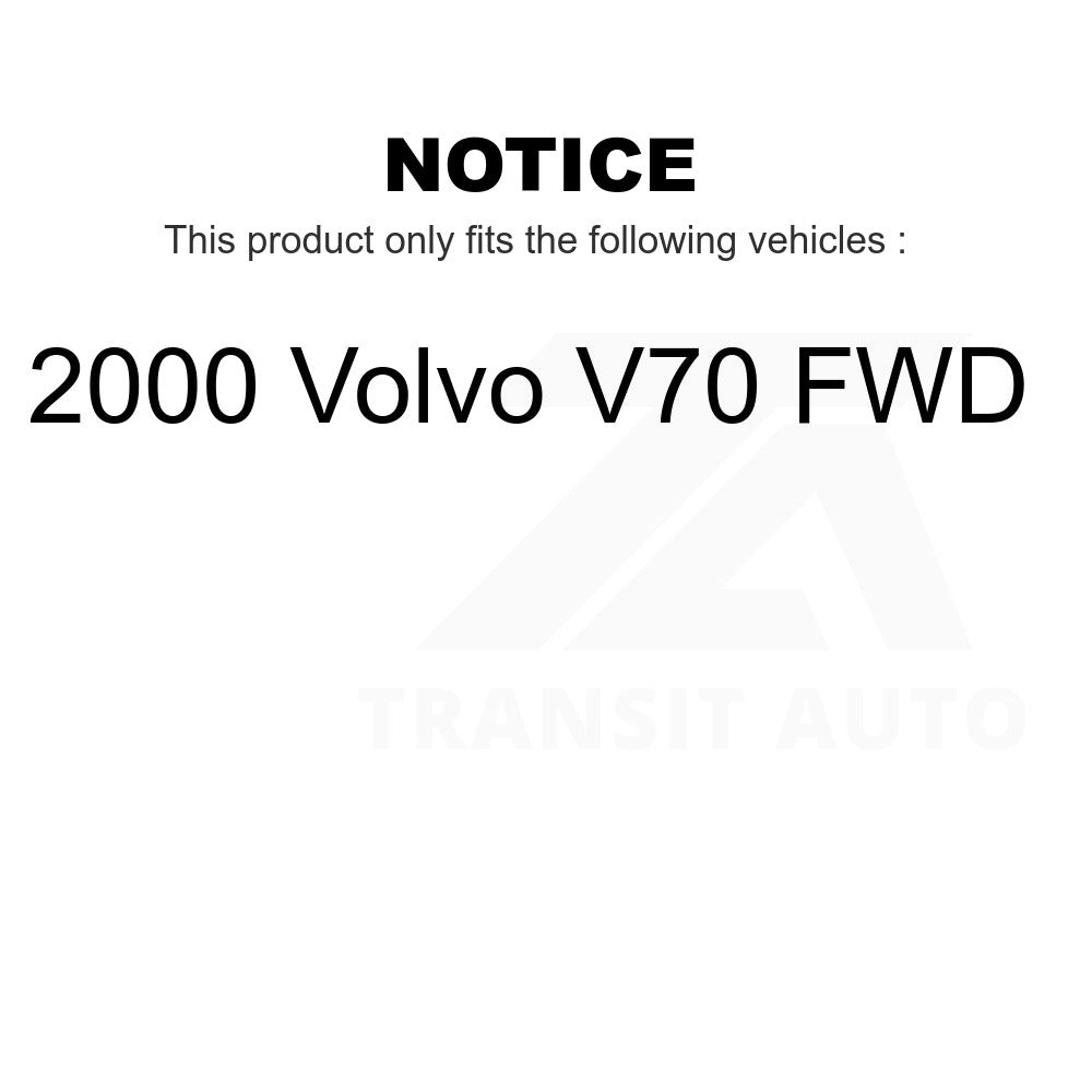 Front Rear Suspension Stabilizer Bar Link Kit For 2000 Volvo V70 FWD