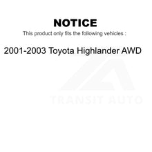 Load image into Gallery viewer, Front Rear Suspension Sway Bar Link Kit For 2001-2003 Toyota Highlander AWD