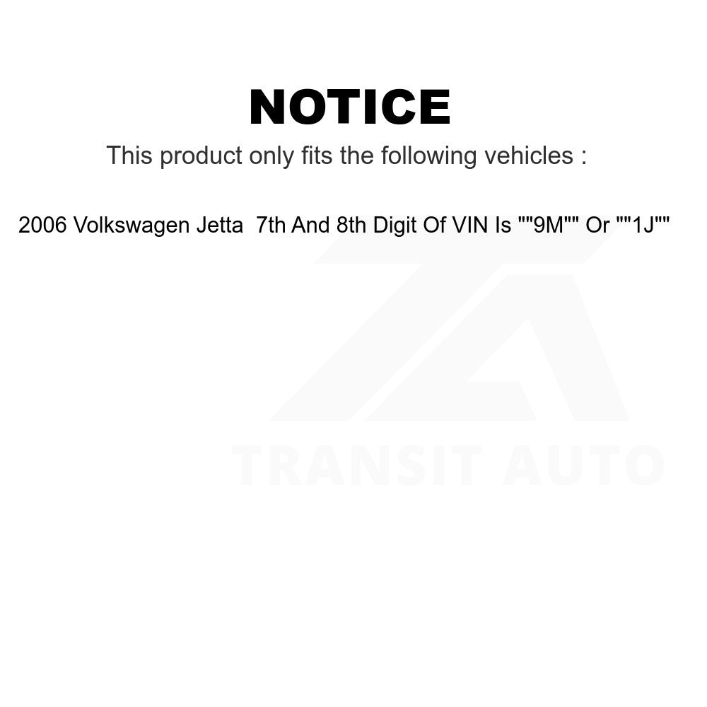 Front Rear Suspension Stabilizer Bar Link Kit For Volkswagen Jetta